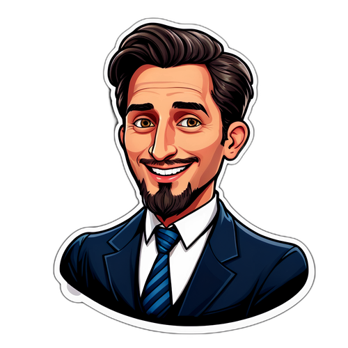 קריקטורה משעשעת של יעקב ברדוגו