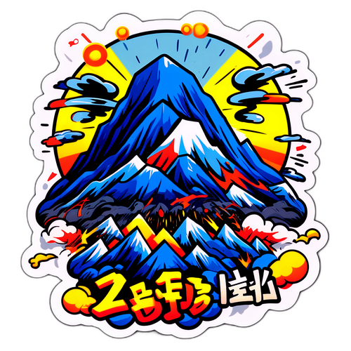 Prominente Ansichten der Massenpanik in Südkorea im aufregenden Comicstil