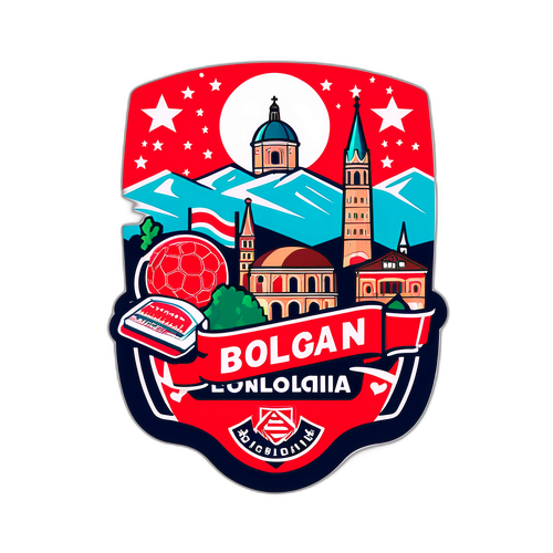 बोलोग्ना बनाम ब्रान का जश्न मनाने वाला स्टिकर