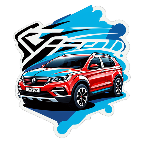 Bawa Masa Depan dengan Proton X70: Stiker Sporty yang Mengspirasi!