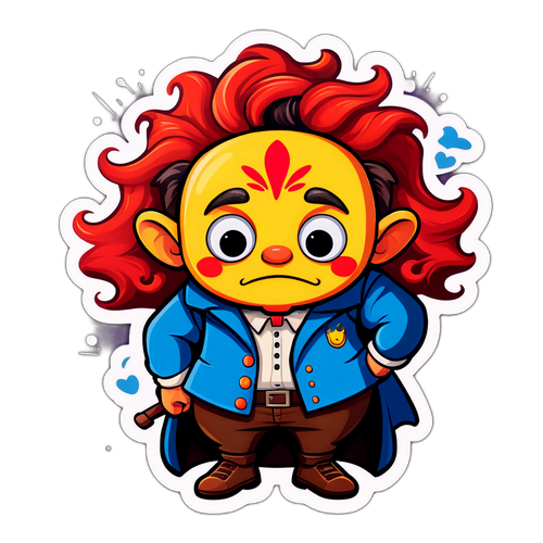 Fejes Tamás humoros és irónikus stílusú matrica