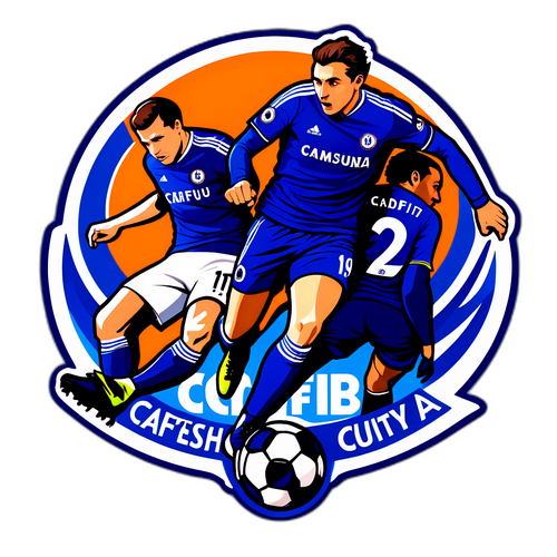 Cardiff City ja Chelsea yhdistävä t-paita