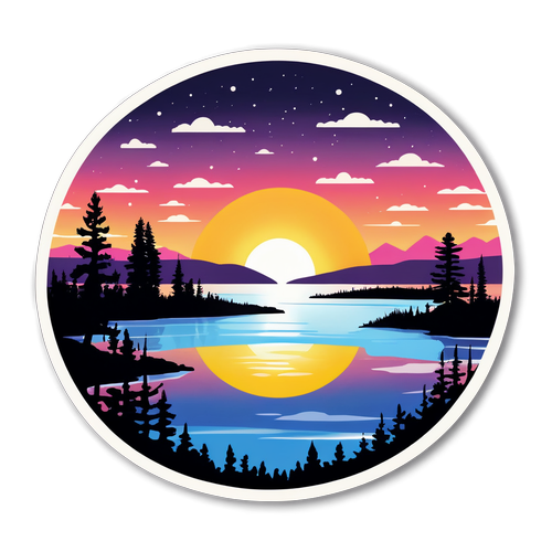 Serene Manitoba Landskap