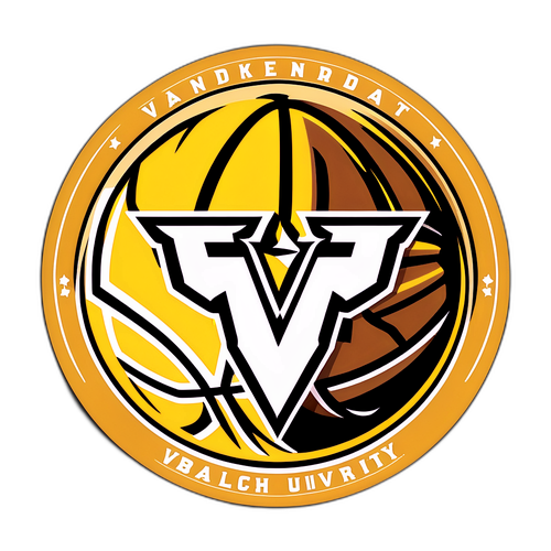 Vintage Vanderbilt Basketball Sticker