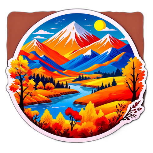 新疆秋天的美丽风景