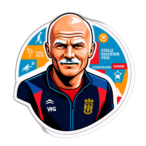 Inspirasjonsklistremerke av Ståle Solbakken