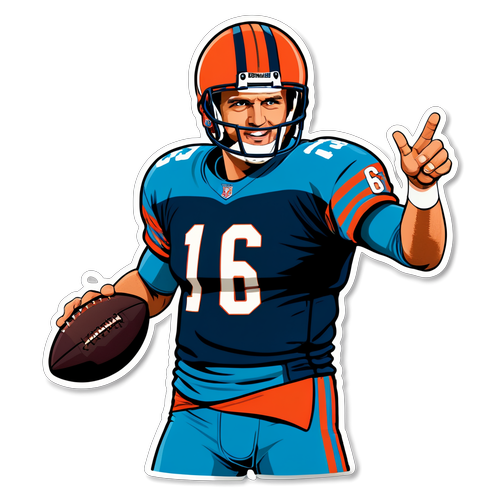 "Don't Worry, I Only Throw Touchdowns (And Occasionally My Lunch) - Vintage Jay Cutler Style!"