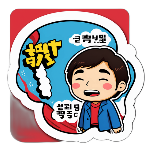 스틱 커플의 영감을 주는 스티커