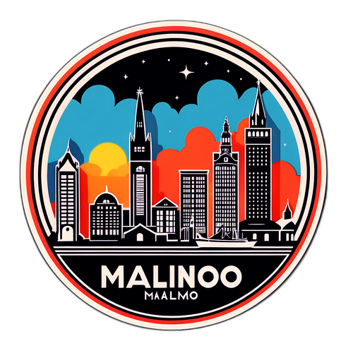 Skyline av Malmö