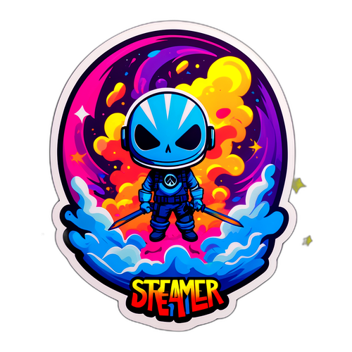 Стикер с символом 'Streamer Battle'