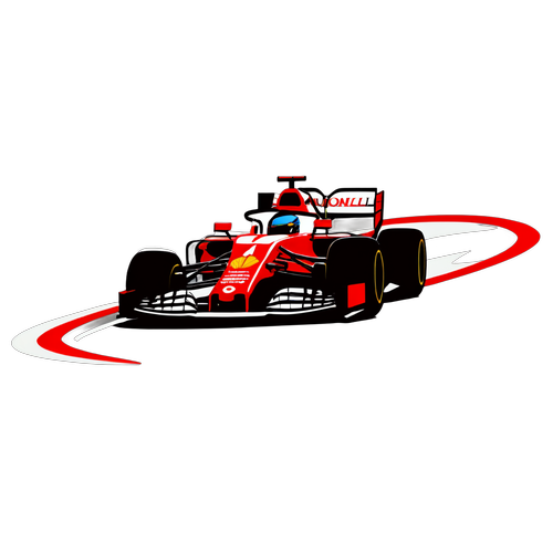 Kimi Antonelli Forma-1-es versenyautó matricája