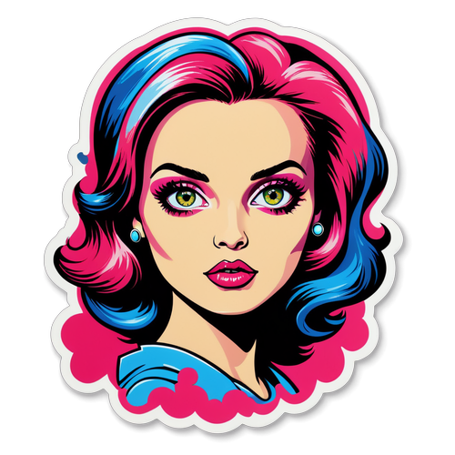 Markéta Konvičková v moderním pop-art stylu