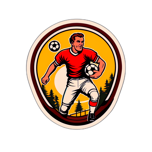 Sticker bóng đá cổ điển