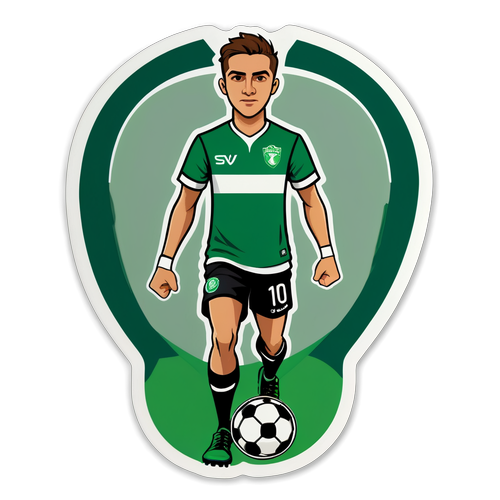 Bursaspor'un Yeşil-Beyaz Tutkusunu Yansıtan Dinamik Sticker Tasarımı!