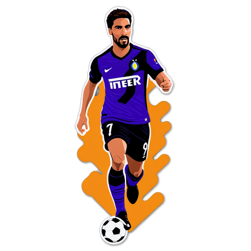 Sticker inspirowany meczem Fiorentina vs Inter