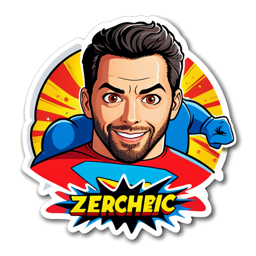 Ude af Det Blå! Zachary Levi Skaber Superhelte-Magi i Farver!