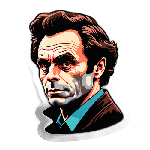 Ein künstlerisches Porträt von Ted Bundy