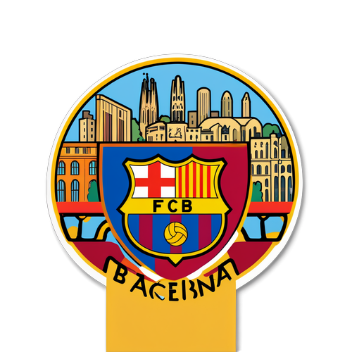 Weka Nguvu na Umoja! Sticker ya Mtindo ya Barcelona Itakayoibua Mapenzi Yako kwa Jiji na Klabu