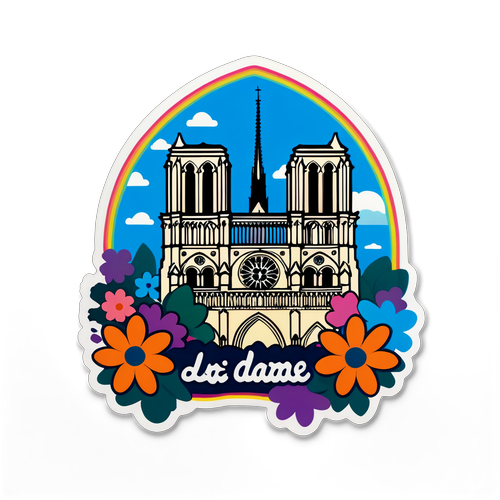 Notre-Dame Aufkleber