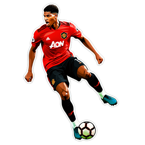 Marcus Rashford i aksjon