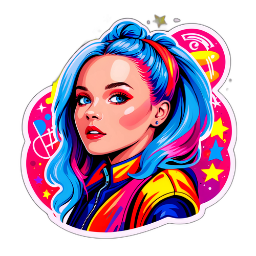 Zara Larsson futurisztikus stílusban