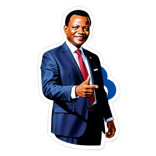 Alfred Mutua: Kielelezo Cha Uongozi na Utaifa Katika Sticker ya Kisasa Ya Ajabu!