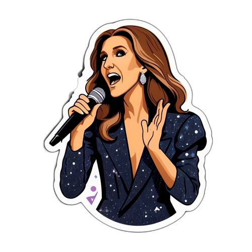 Celine Dion érzelmes éneklése