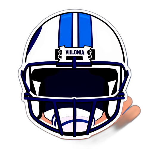 Villanova Football Sticker