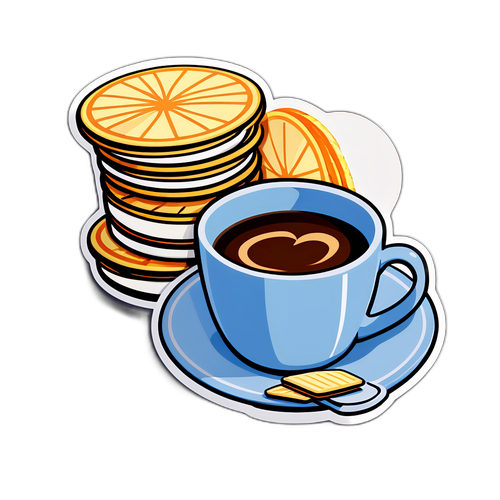 Kawa z wafelkami Lidl