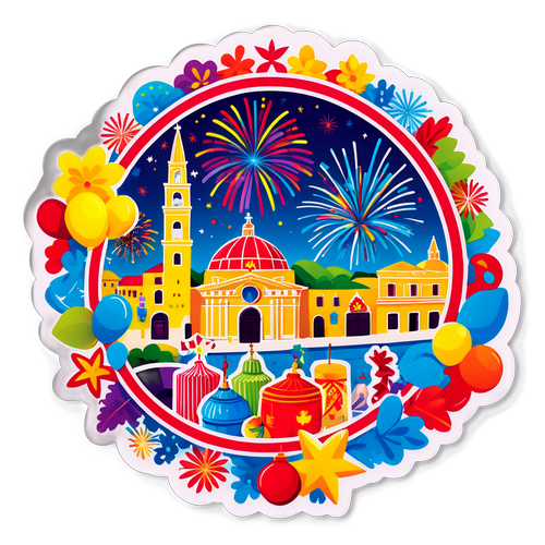 Malta'nın Geleneksel Festaları Stickerı