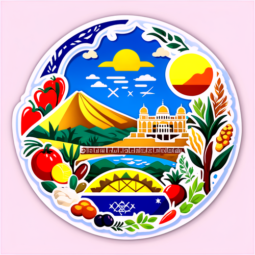 Kolase Stiker Budaya Israel