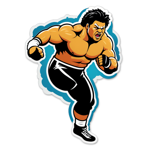 Illustration stylisée de Jeff Cobb en action