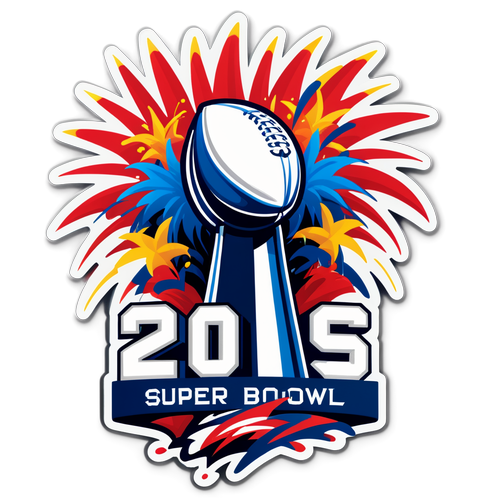 Sticker Super Bowl 2025