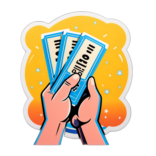 Adesivo de Vitória do Lotofácil