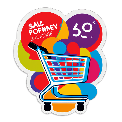 JCPenney Shopping Experience Sticker