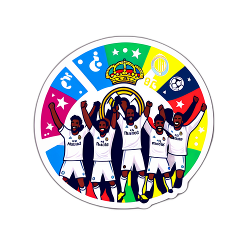 Feierliche Real Madrid Sticker