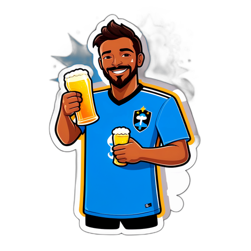 Adesivo de Torcedor do Grêmio em Festa