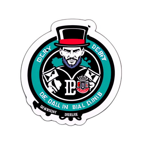 Дербі наклейка