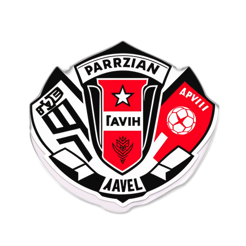 מדבקת מפגש בין פארטיזן להפועל תל אביב