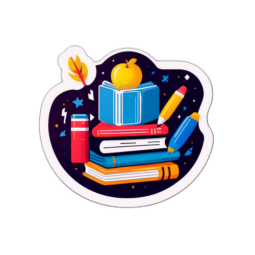 Eğitim Temalı Sticker