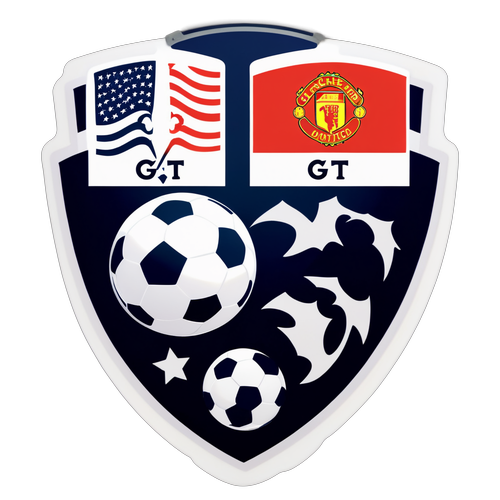 LSG와 GT의 축구 경기 스티커