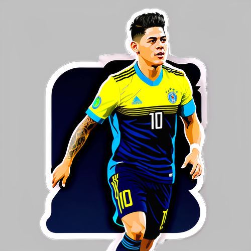 James Rodríguez: Măiestria Fotbalistică Care te Va Impresiona – Descoperă Designul Artistic Incredibil!