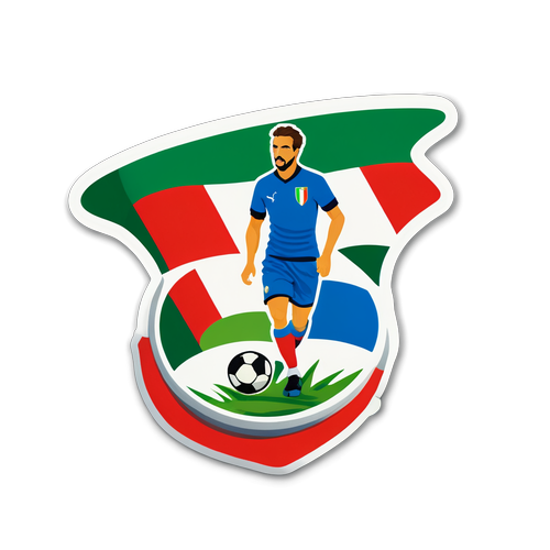 Orgoglio Nazionale: La Magia della Nazionale Italiana di Calcio in un'Immagine!