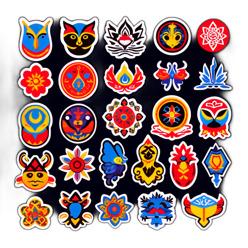 Kısmetse Olur Sembol ve Karakterleri Sticker Tasarımı