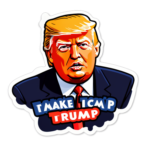 Trots op Trump: Amerikaanse Sticker