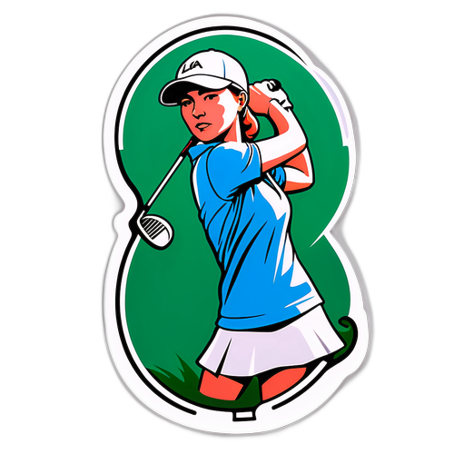 สติกเกอร์แสดงอันดับ LPGA ของนักกอล์ฟชื่อดัง