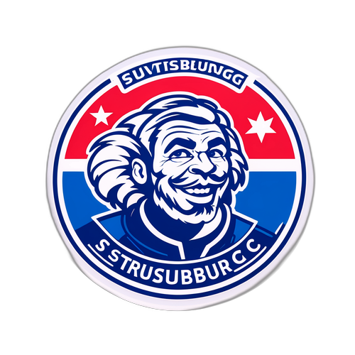 Strasbourg FC Taraftarları için Sticker