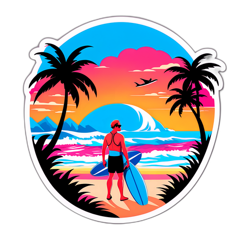 Nálepka s tématem Miami Vice