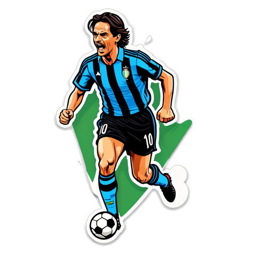 Filippo Inzaghi i tegneseriestil