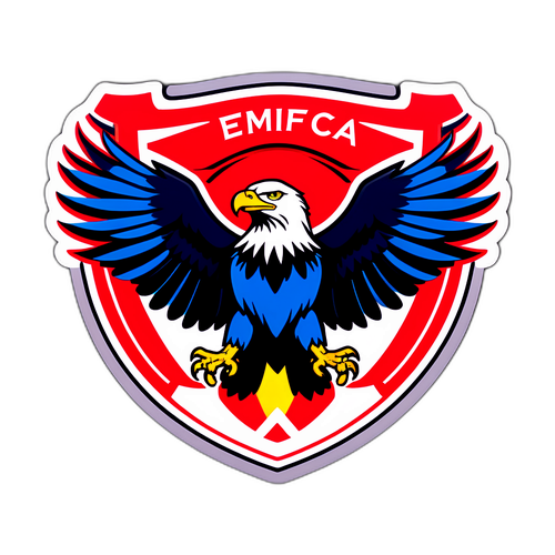 Benficas ørnen over fodboldbanen